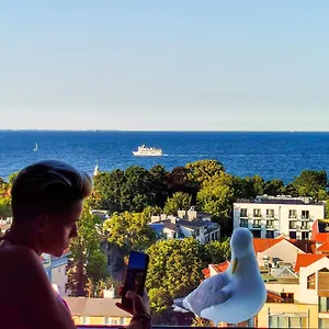 Przy Plazy Z Widokiem Na Morze , Sopot Poland
